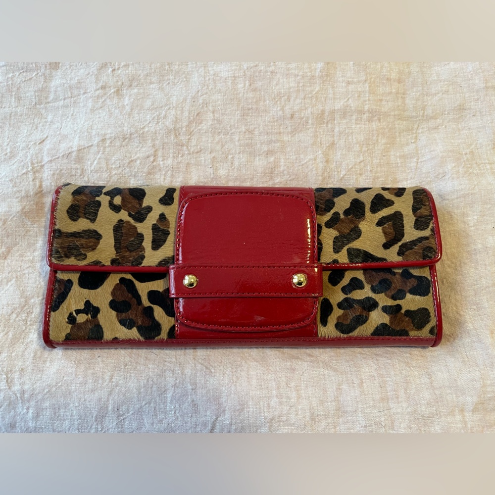 Alfani leopard clutch
